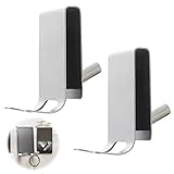 Large gamme d'utilisations : convient pour accrocher des serviettes, des éponges de douche, des peignoirs et des raclettes de douche. Ce crochet de douche garde vos objets à portée de main et est un excellent accessoire pour la salle de bain