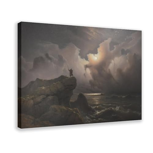 Décoration murale saga norvégienne Knud Baade cadre suspendu