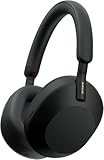 Sony WH-1000XM5 Premium Noise Cancelling Wireless Over-Ear Headphones, Bluetooth, Clear Call Quality, Hi-Res Audio, Up to 30hr Battery Life, Includes Hard Case, iOS & Android - Black