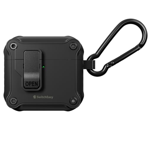 ySwitchEasyz AirPods 4 Ή P[X ϏՌ h~ Jri t Jo[ bN @\ t CX[d MagSafe Ή [ AirPods4 GA|bc 4 4 Ή ] case Rugged Shield u