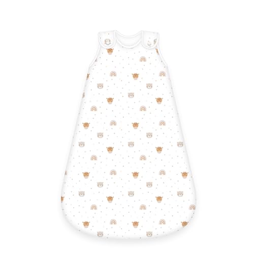 Herding babybest Baby-Schlafsack, Little Friends, 60 cm, Seitlich...