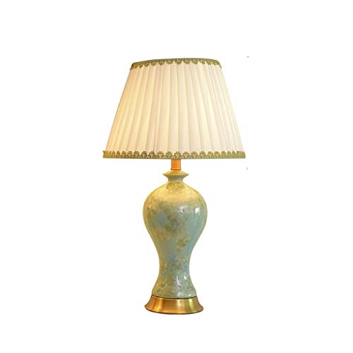 Preisvergleich Produktbild DIAOD Stil Nachttischlampe, chinesische Arbeitszimmerlampe, Wohnzimmer Porzellanflasche Lampe High-End dekorative Lichter (Size : 13.5cm)