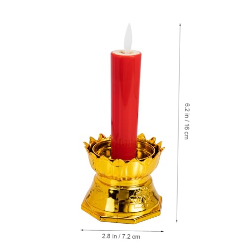 Lámparas de loto LED ORFOFE pack de 2 luces de buda religiosas 6