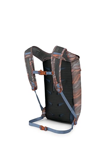 Image of Osprey Daylite Cinch Backpack, Smoky Desert Print /Magma Brown