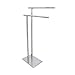Kingston Brass SCC6031 Edenscape Double L Shape Pedestal Towel Holder, Polished Chrome