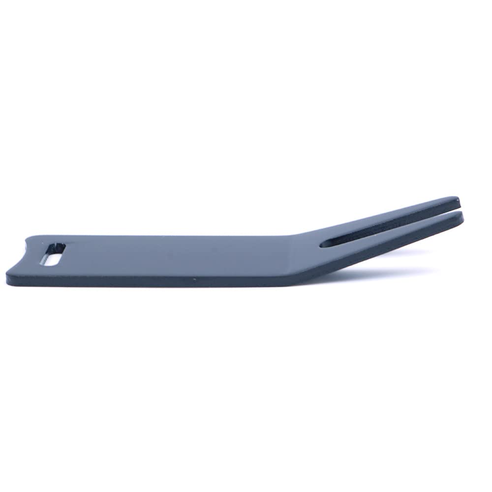 Aluminio Paquete de 2 Herramientas de Reparación de Divot de Golf Negro