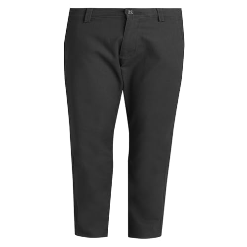 Image of BASICS Premium Cotton Stretch Formal Trousers for Men | Office Pants