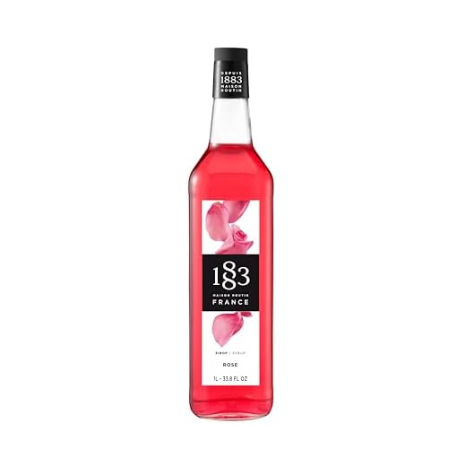 1883 Maison Routin Rose Syrup