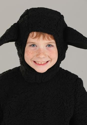 Disfraz de Oveja Blanco y Negro para Niños Pequeños miniatura 3