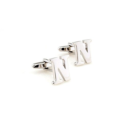 Mancuernillas Personalizadas Letra N en Cobre para Hombre miniatura 2