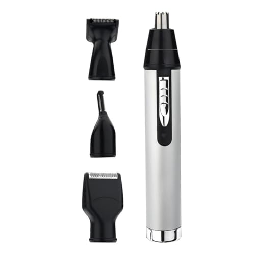 GALPADA Recortadora de Pelo Eléctrica para Nariz y Orejas, Ligera y Fácil de Llevar Chasis de Aluminio Negro, Adecuado para Uso Personal y Viaje
