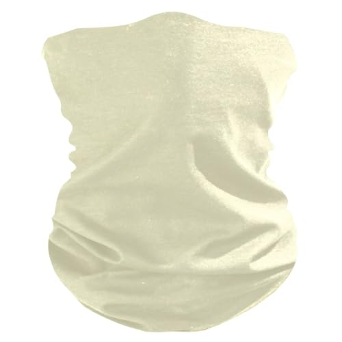 Capucha de gasa de limón de color sólido amarillo puro liso para clima caliente y frío, protección solar, polaina de cuello para mujer, multiusos, máscara facial de tela para mujer, para atuendo