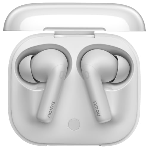 Image of Noise Air Buds 6 in-Ear Bluetooth TWS - AI Enabled Smartbuds, ANC (up to 32db), Personalised App, in-Ear Detection, Voice Control, Google Fast Pair, BT v5.3(Pebble Grey)