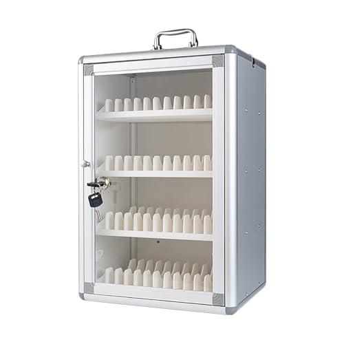 Caja fuerte portátil de pared para teléfonos móviles armario de almacenamiento de aluminio de seguridad