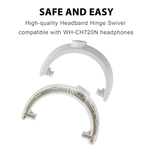 Support en plastique WH-CH720N charnière de tête blanche