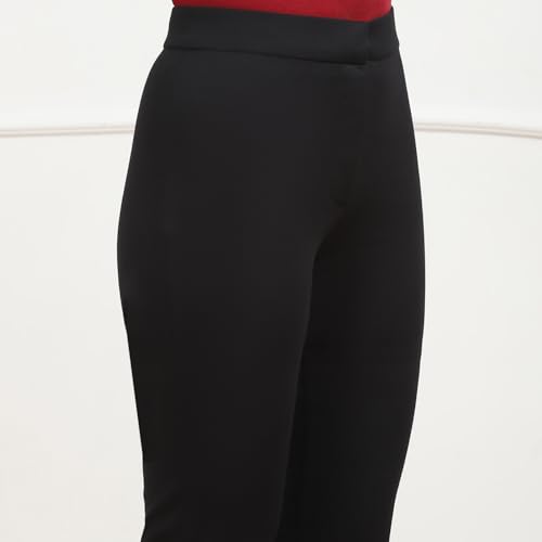 Pantalon slim noir femme BIBA coupe ajustée extensible taille 30
