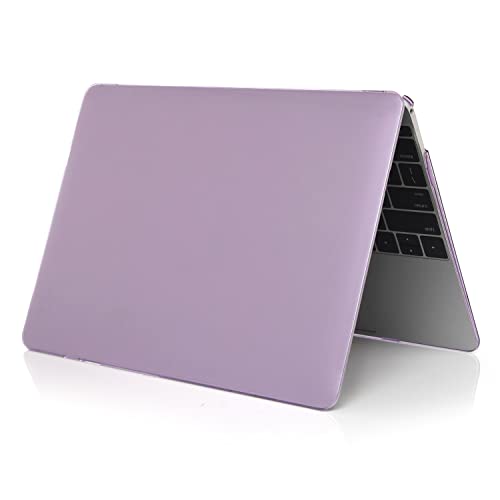 Funda MacBook Pro 16 A2141 carcasa rígida transparente morada para modelo 2019 4