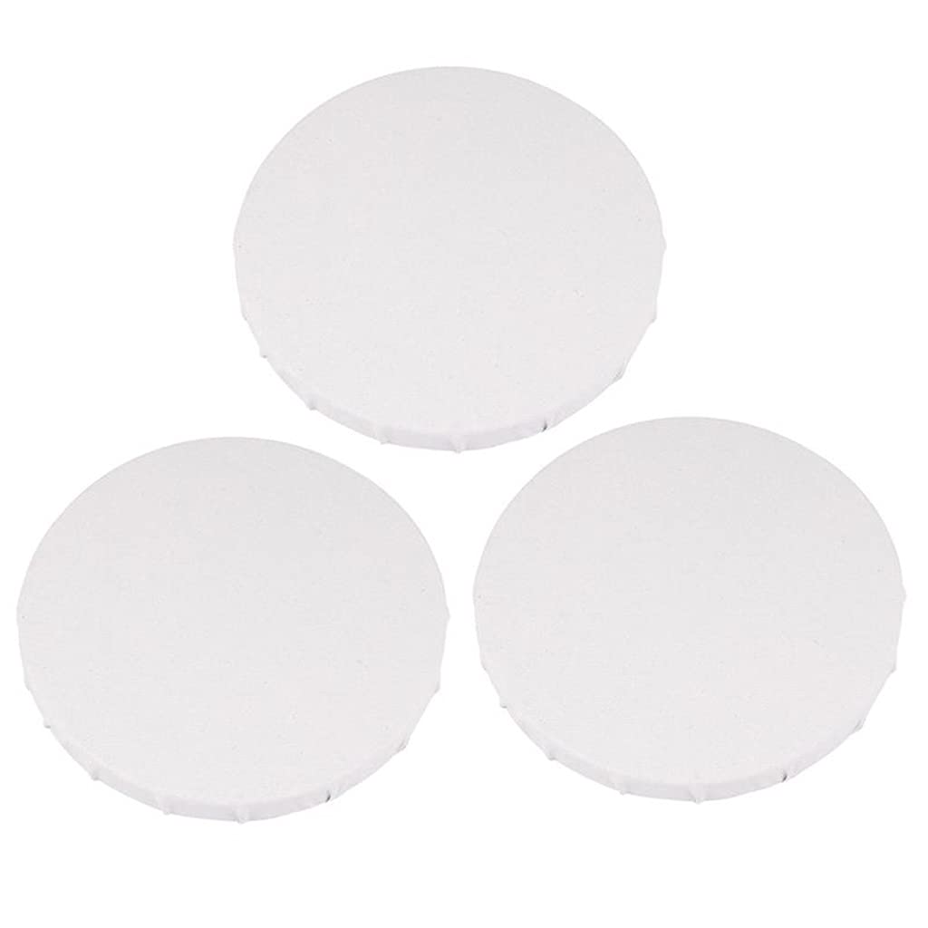 3pcs Round Artist Canvas Frame Blank Painting Boards Mini pittura a olio Board Drawing Supplies