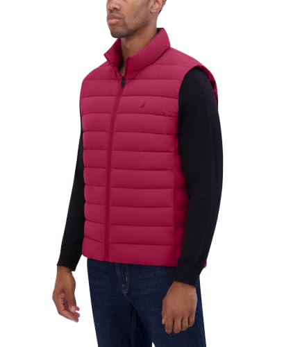 Image of Nautica Men's Lightweight Puffer Vest - Wind & Water-Resistant
