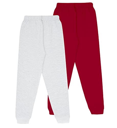 Image of KYDA KIDS Girls 100% Cotton Printed Track Pants with Pocket - Multicolor (Pack of 2)