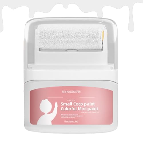 Pintura de pared blanca – Acabado de látex interior, mate y revestimiento liso | Revestimiento liso y uniforme, lavable y de última generación revestimiento antiguo para dormitorios, salones, cocinas