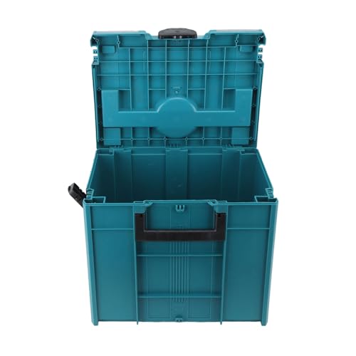 Cryfokt Tragbarer Komponenten-Hardware-Organizer, Werkzeugkasten, Robuster Kunststoff-Aufbewahrungs-Werkzeugkasten für Zuhause, Große Tragfähigkeit für Handwerker