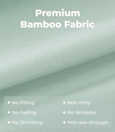 Image of NACHILA Pajamas for Women-Viscose Made from Bamboo, Sleeveless Pjs Tank Top Capri Pants Pajama Sets Cooling Sleepwear