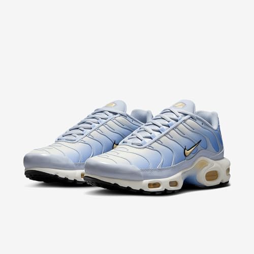 Nike Air Max Plus Women's Shoes (DZ3670-004, Ghost/Aluminum/Black/Pale Vanilla) Size 5