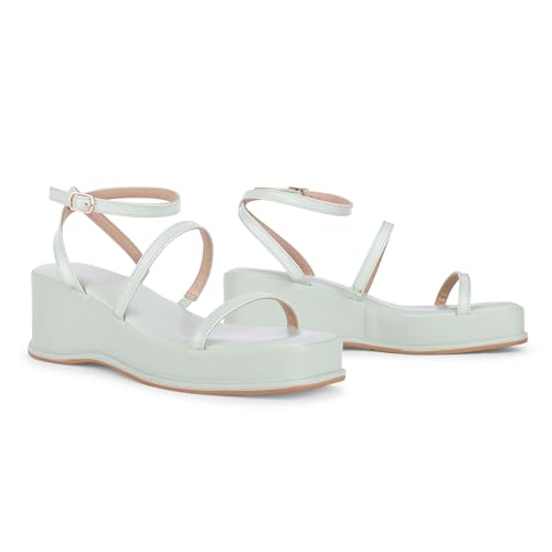 Image of Lino Perros womens Lino Perros Casual Platform Sandles Heeled Sandal