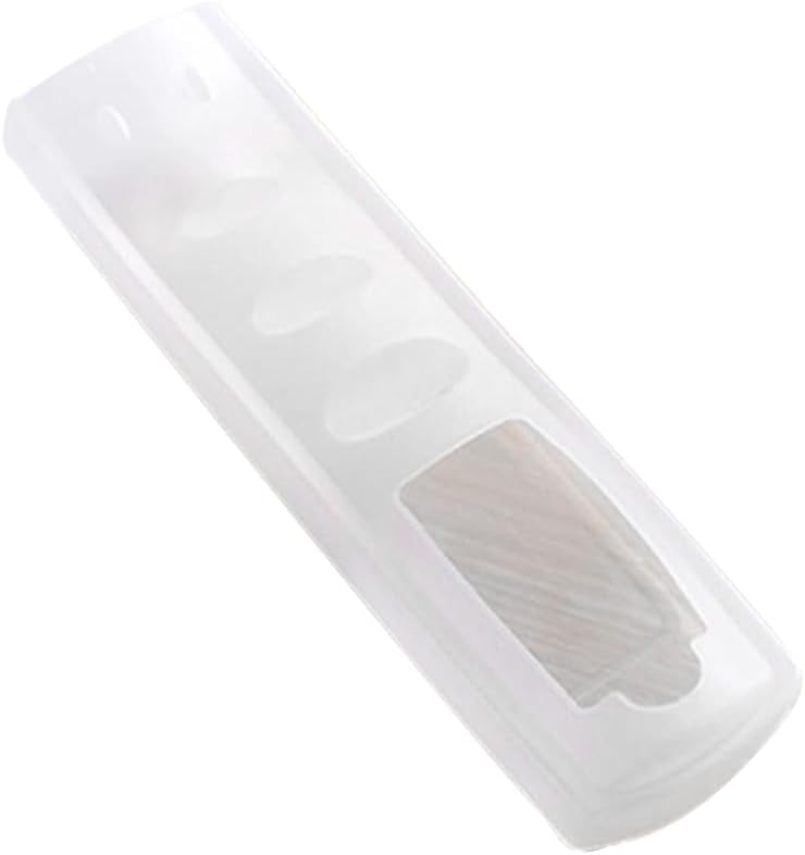 Cabilock Waterproof Transparent Silicone Remote Control Cover Protective Sleeve for Tv Video Audio Air Conditioner Remotes with Stretchable Durable Design