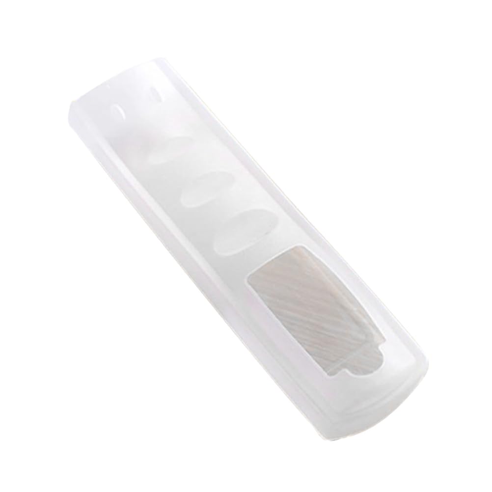 Cabilock Waterproof Transparent Silicone Remote Control Cover Protective Sleeve for Tv Video Audio Air Conditioner Remotes with Stretchable Durable Design