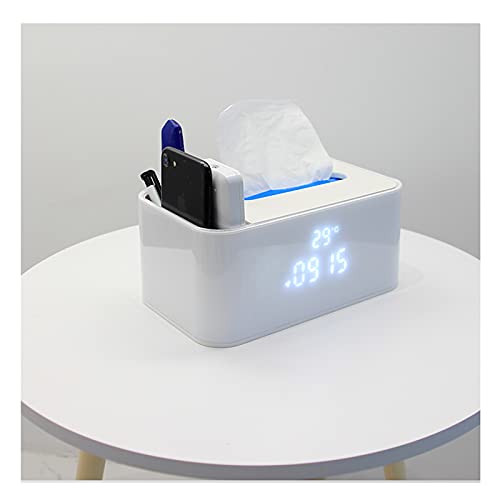 Caja de Almacenamiento de Reloj Despertador Organizador de Teléfono Móvil