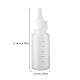 50cc Aufzuchtflasche Neugeborene Haustier Milch Feeder Milch Krankenpflege Pup Milch Fläschchen Nippel Reinigungsbürste Set für Kleine Hunde Welpen Katze Kleintiere