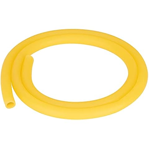 Labasics Rubber Tubing, Pure Latex Amber Tubing Natural Rubber Tube 7/16 inch (12 mm) OD 5/16 inch (8 mm) ID Highly Elastic and Strong, 1 Meter Cover