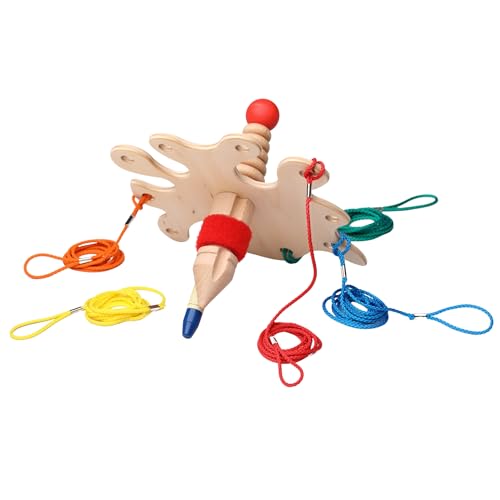 waelderspielzeug Strippenzieher - Teamspiel für Erwachsene und Kinder - kreatives Zeichenspiel für Indoor & Outdoor - das Original aus regionaler Produktion