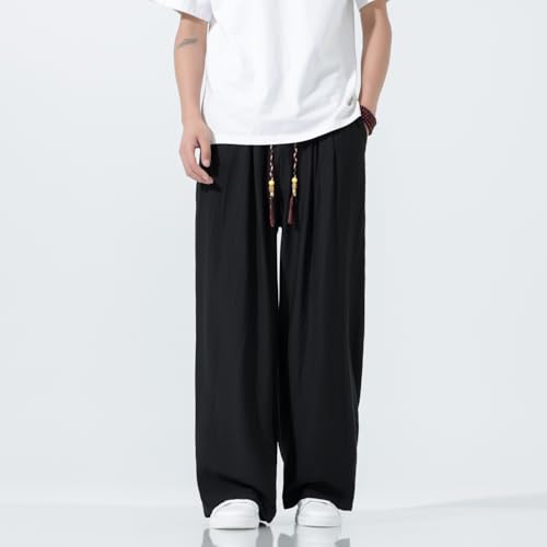 Seidarise Men's Wide Leg Casual Harem Japanese Yoga Harem Pants Hip hop Joggers Baggy3
