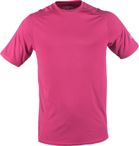 Image of Rawlings | Boy's Athletic Tech Short Sleeve Shirt | Youth Sizes | Multiple Colors