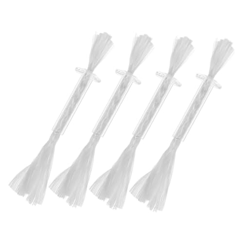 MAGICLULU 4 Pack Fiberglass Wick Oil Lamp Wicks Tube Holder for DIY Candle Making for Religious Ceremonies and Outdoor Camping