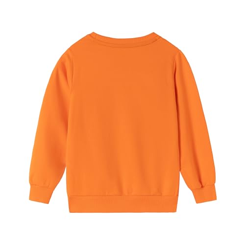 Boys Halloween Sweatshirt Toddler Kids Long Sleeve Shirt Skeleton Glow in the Dark Pullover Sweater Holiday Clothes4