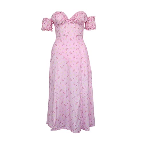 Enakshi® Women's Cute Floral Print Maxi Dress Short Sleeve for We...