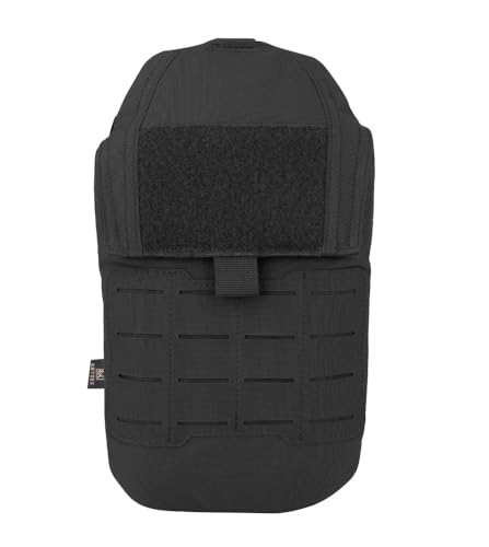 Poche d'hydratation tactique 1,5L souple pour gilet MOLLE noir