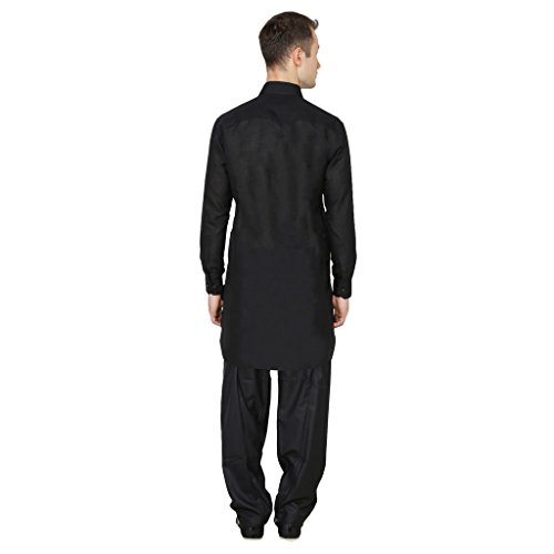 Kurta Pathani para celebraciones y bodas de verano conjunto masculino 3