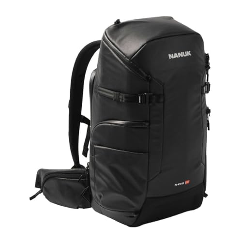 Image of NANUK N-PVD 30L Camera Backpack - Water-Repellent with Rain Cover, Fits 2 Cameras, Drone, Tripod & 16 inch Laptop Compartment, Carry-On Approved - For Photographers, Travel & Hiking - Black