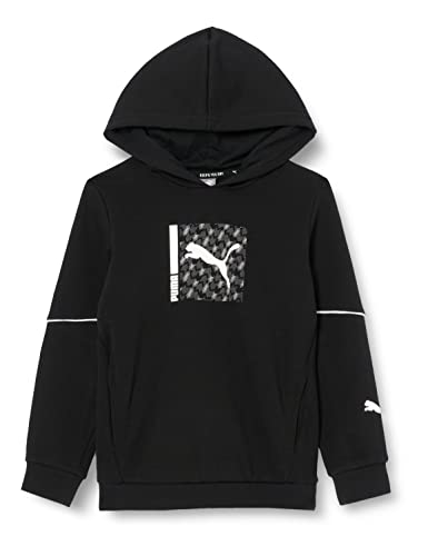 Active Sports Felpa TR B Sudore 128 cm bambino con cappuccio nero