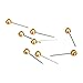 Produktbild Amazon Basics Map Push Pins, Plastic Head, Steel Point, Gold, 400-Count