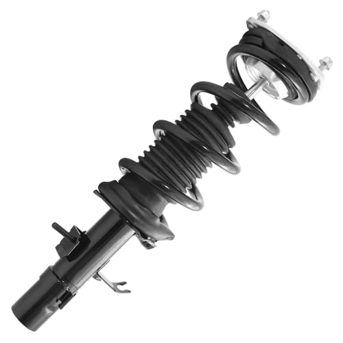 Image of Detroit Axle - AWD Front Struts for 2009-2013 INFINITI G37, 2014-2017 Q60, 2010 2011 2012 Struts with Coil Spring Replacement Complete Struts Shocks Assembly