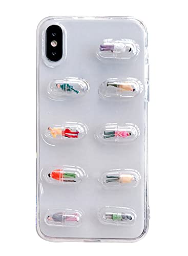 Amazon.co.jp: LA GO GO for iPhone 11 ケース 透明 カプセル かわいい