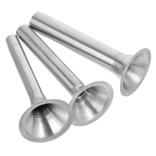 BESPORTBLE 1 Juego Embudo De Máquina De De Salchicha Accesorio De Cocina Accesorio Para Hacer Salchichas Caseras Embutidoras De Salchichas Acero Inoxidable Silver 3 Piezas