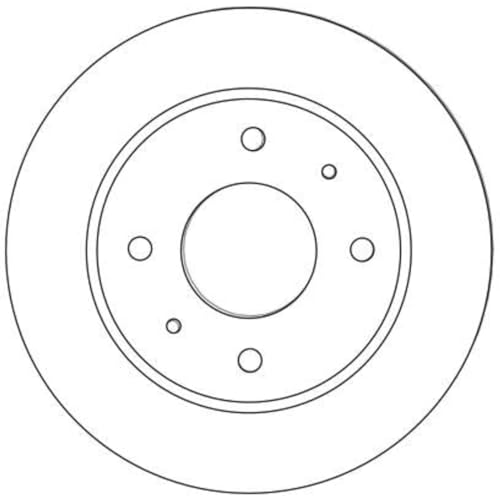 Disques de frein TRW DF4463 de rechange standard pour essieu arrière de voiture