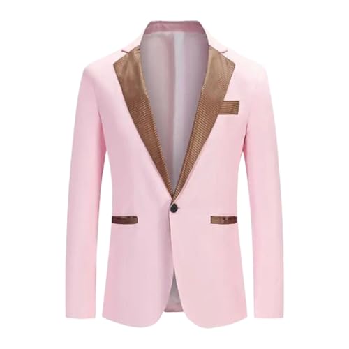 Smoking blanc à un bouton avec col châle élégant pour homme et garçon